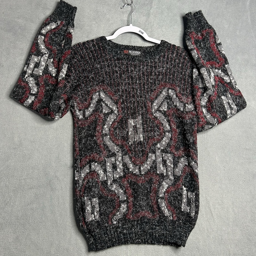 Vintage Scandia Classic Long Sleeve Pullover Sweater Adult Size M